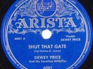 DEWEY PRICE & CALIFORNIA HILLBILLY: So Worried BALTIMORE Arista ’47  V+ 78 Hear