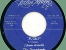 JOHNN AMELIO & DOWNBEATS Jugue 45rpm Blue Moon 1958 rockabilly pounder