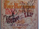 FOUR HORSEMEN Nobody Said It Was Easy - Orig UK LP AUTOGRAPHED Zodiac Mindwarp
