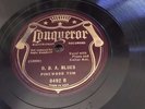 78 RPM  Josh White as Pinewood Tom CONQUEROR  8492  DBA Blues