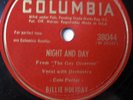 Billie Holiday: Night & Day/Gloomy Sunday 78 RPM COLUMBIA # 38044