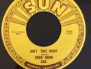 Sun Records #226 Vg++ 45 Eddie Snow Ain't That Right
