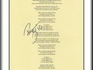 DAVID BOWIE - ROCK LEGEND - ORIGINAL HAND SIGNED AUTOGRAPH