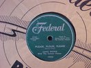 78 rpm record James Brown/Flames....Federal # 12258, 