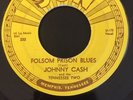 Sun Records #232 Fair 45 Johnny Cash Folsom Prison Blues So Doggone Lonesome