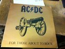 acdc- for those about to rock -1981 12INCH 33RPM RARE AUSSIE 1ST PRESSING VINYL