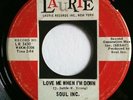 Rare 1968 Kentucky Garage Rock LAURIE 3430 45 SOUL INC Love Me When I'm Down