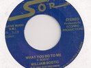 WILLIAM BOSTIC : What You Do To Me (SOR ) Modern Soul Boogie 45 HEAR