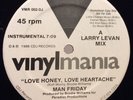 Man Friday- Love Honey Love Heartache NM Vinylmania Larry Levan Promo VMR 002 DJ