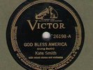78 rpm Kate Smith Victor 26198 God Bless America in E