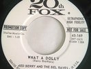 HEAR Rare Rockabilly RE Red Berry & Bel Raves - What A Dolly/ Hot Rod- 20th Fox