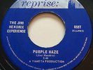 60's The Jimi Hendrix Experience PURPLE HAZE Reprise 45 rare Canadian pressing