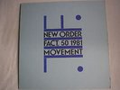 NEW ORDER Movement UK LP 1981 vg+/ex-