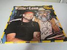 Willie Nelson And Leon Signed LP Autograph Waylon Jennings George Jones