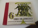 SONGS FOR DEMOCRACY ERNEST BUSCH KEYNOTE 78 RPM ALBUM SET SPANISH