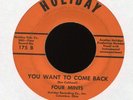 THE FOUR MINTS You Want to Come Back on Holiday Northern Soul 45 Hear