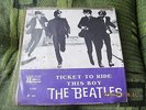 THE BEATLES TICKET TO RIDE / THIS BOY SINGLE EP 33 RPM BRAZIL 1965