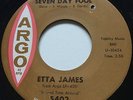 R&B NEW BREED Etta James SEVEN DAY FOOL Argo 45 rare KILLER mod popcorn