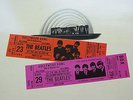 THE BEATLES AT THE HOLLYWOOD BOWL 1990 UK PRESSING RED /PINK TICKETS