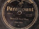 78 RPM  Blind Blake PARAMOUNT 12431 Stonewall Street BLUES  1927