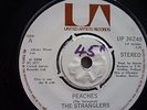 THE STRANGLERS - 2 RARE IRISH PRESSED 45s - PEACHES + NO MORE HEROES - PUNK-UA