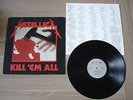Metallica - Kill Em All ORG LP 1983 + OIS  Slayer,Megadeth,Dark Angel,Kreator
