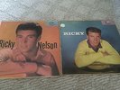RICKY NELSON VINTAGE 1950's VINYL SELF TITLED AND RICKY IMPERIAL LP RECORD LOT