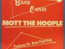 MOTT THE HOOPLE BRAIN CAPER KIDS UK PINK RIM ISLAND A-1U/B-1U + MASK + INNER LP