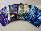 4x, 6x, 8x 36x OR 54x Prince album cover gloss, wooden coasters 90 x 90mm x 4mm