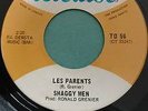 1967 NM 7'' Garage Beat PUNK Teledisc SHAGGY MEN Parents Québec Canada Listen
