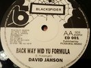 David Jahson Back Way Wid Yu Formula Killer Digi Roots 12