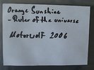 VINYL - Orange Sunshine ?– Ruler Of The Universe - Motrwolf 019 - G/MINT