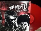 MISFITS – Static Age – LP VG++ rare red vinyl pressing, insert, punk Danzig