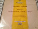 HERBERT EIMERT - Elektronische Realisation WDR Köln (DGG LP 16 132 / 10