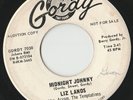 RARE ORIG NORTHERN SOUL 45 - LIZ LANDS - MIDNIGHT JOHNNY - GORDY (WHITE DEMO)