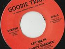 RARE ORIG NORTHERN SOUL X-OVER 45 - EBONEY ESSENCE - LET ME IN - GOODIE TRAIN
