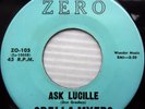 ORELLA MYERS 45 Ask Lucille My paradise 1960 GIRL TEEN Country Bopper ZERO jr17