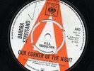 HEAR - BARBRA STREISAND - OUR CORNER OF THE NIGHT - CBS DEMO 67 M- RARE MOD