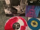 NIRVANA LP bleach RED WHITE SPLATTER BLUE 7