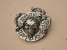 Freak of Nature Pin badge hair  rock music band   rare Mike tramp..