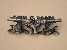 Guns n Roses Pistols metal Pin badge hair  rock music band   rare Axl & Slash..