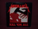 METALLICA      KILL 'EM ALL     1983  ELEKTRA 9    INNER SLEEVE LYRIC SHEET