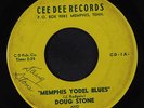 DOUG STONE: Memphis Yodel Blues 45 (Autographed ol by DS) Rockabilly