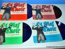 set 4 St. Olaf College Lutheran Choir 1940's LP private press Red or BLUE VINYL