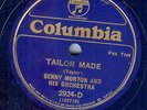 BENNY MORTON - TAILOR MADE - BLUE COLUMBIA 78 RPM