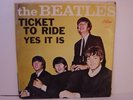 THE BEATLES TICKET TO RIDE/YES IT IS PICTURE SLEEVE CAPITOL 5407 45 RPM RECORD