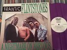 FRANTIC FLINTSTONES NIGHTMARE ON NERVOUS PSYCHOBILLY PURPLE VINYL LP