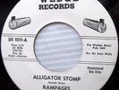 Rampages 1964 Rockabilly promo 45 ALLIGATOR STOMP MY DEAR HEART on Wedge e8300