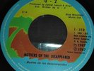 U2 WITH OR WITHOUT YOU /  MOTHERS OF THE DISAPPEARED Guatemala VINYL RARE SINGLE