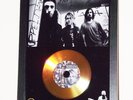 NIRVANA SIGNED PHOTO DISPLAY WITH GOLD OR SILVER DISC